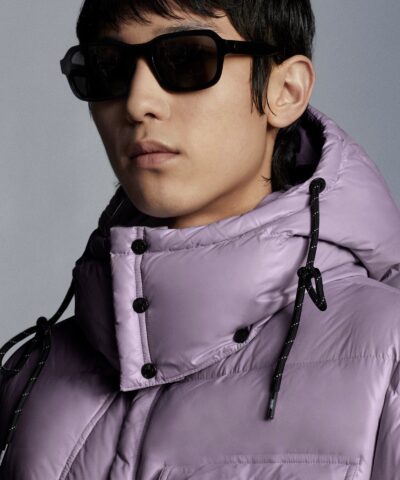Moncler X FRGMT Anthemyx Quilted Shell Hooded Down Jacket Light Lilac 20248027 5