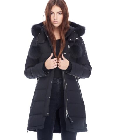 Moose Knuckles Paddockwood Genuine Fox Fur Trim Down Parka-20261205