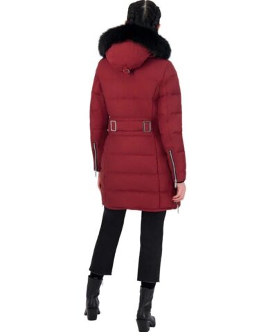 Moose Knuckles Paddockwood Genuine Fox Fur Trim Down Parka In Red 20260097 5