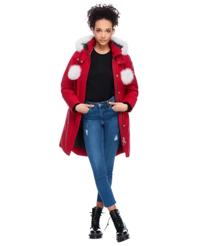 Moose Knuckles Stirling Parka, Red - Image 9