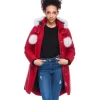 Deep Red / Natural Fox Fur