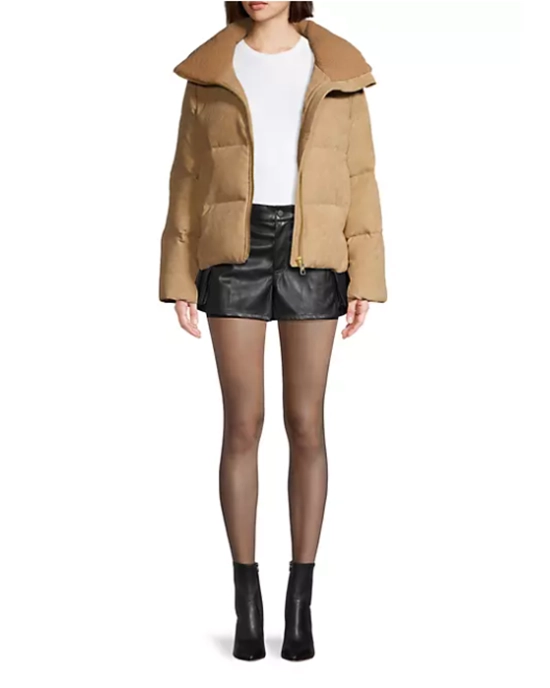 Alternative view of Nicole Benisti Mia Corduroy Down Puffer Jacket