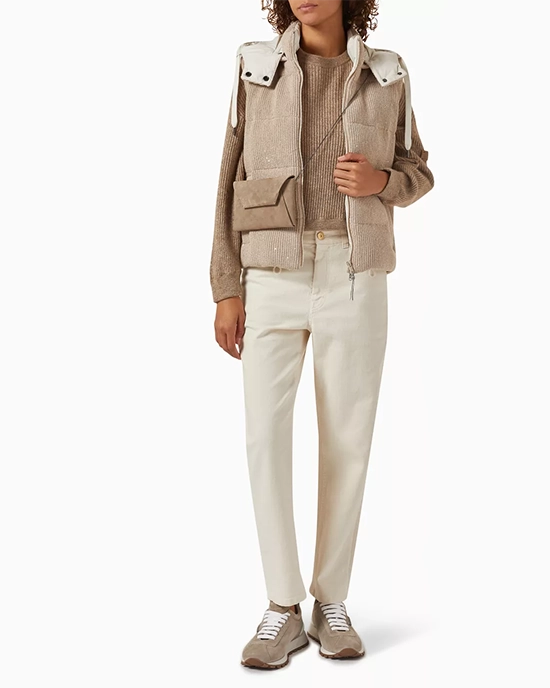 Alternative view of Noralux Down Cashmere Padded Knit Vest