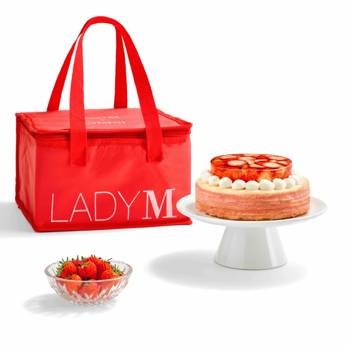Alternative view of Oishii Berry Trois Mille Crêpes - 6 inch (Serves 4-6)