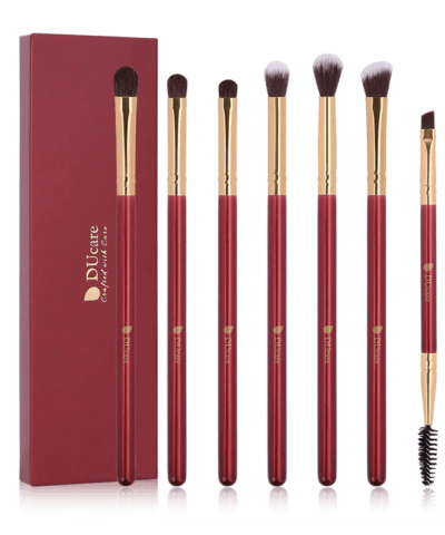 Alternative view of Professional 6 Set Eye Makeup Brush + 1 Eyeshadow Blending Eyebrow Brush