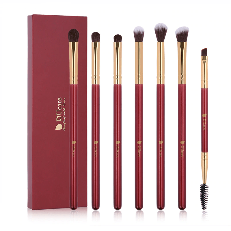 Alternative view of Professional 6 Set Eye Makeup Brush + 1 Eyeshadow Blending Eyebrow Brush