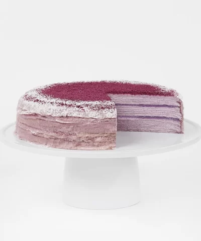 Purple Yam Mille Crepes 9 inch Serves 10 14 211 1