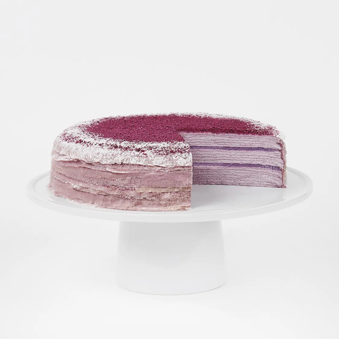 Alternative view of Purple Yam Mille Crêpes - 9 inch (Serves 10-14)