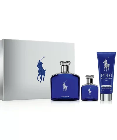 Alternative view of Ralph Lauren Men's 3-Pc. Polo Blue Eau de Parfum Gift Set