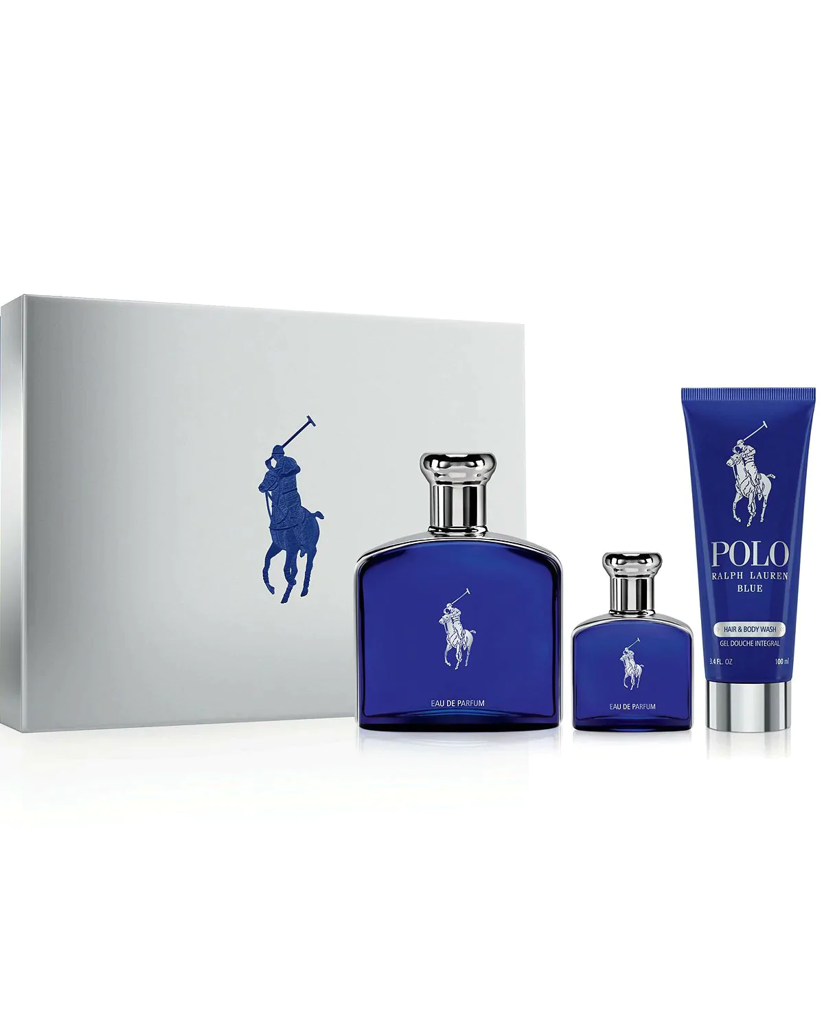 Alternative view of Ralph Lauren Men's 3-Pc. Polo Blue Eau de Parfum Gift Set