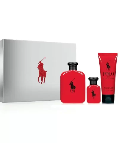 Ralph Lauren Men's 3-Pc. Polo Red Eau de Toilette Gift Set - Image 2