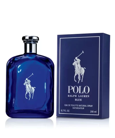 Ralph Lauren Mens Polo Blue Eau de Toilette Spray 6.7 oz. 20274065 1