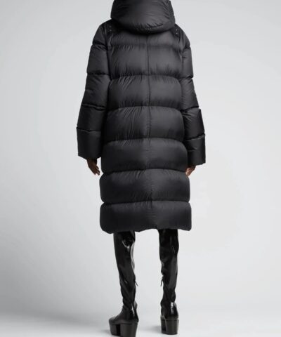 Rick Owens Hooded Long Puffer Coat - Image 3