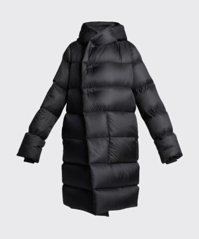 Rick Owens Hooded Long Puffer Coat - Image 5