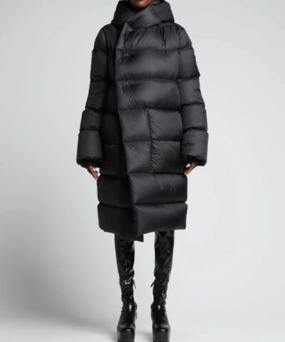 Rick Owens Hooded Long Puffer Coat-20245684