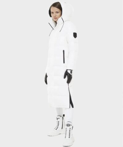 Rudsak Mao Womens Long Down Puffer White 20245530 3