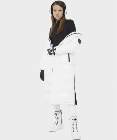 Rudsak Mao Womens Long Down Puffer White 20245530 4