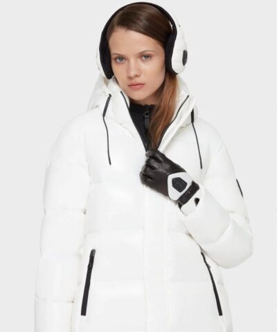 Rudsak Mao Womens Long Down Puffer White 20245530 7
