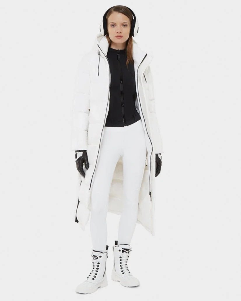 Rudsak Mao Women's Long Down Puffer, White-20245530
