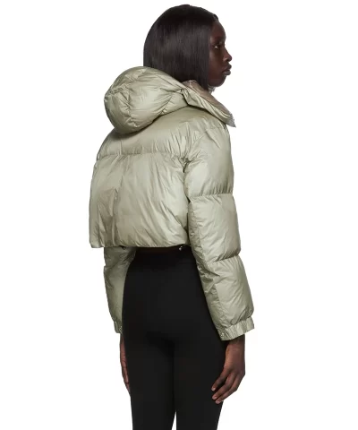Sacai Khaki Quilted Jacket - Image 3