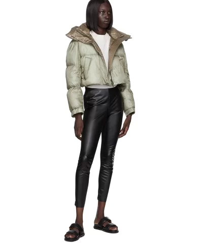 Sacai Khaki Quilted Jacket - Image 4