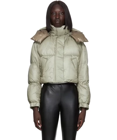 Sacai Khaki Quilted Jacket-20549211