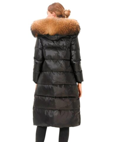 Simplee Hooded Faux Fur Trim Puffer Coat 20263055 4