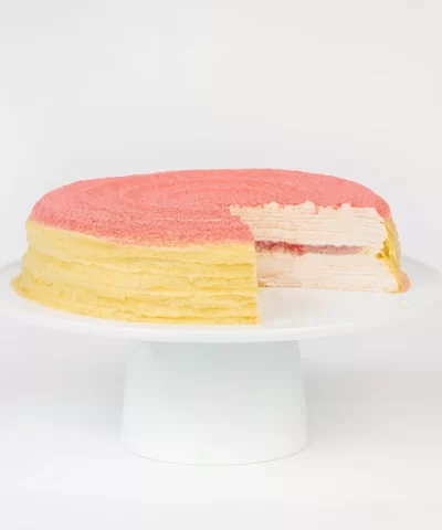 Alternative view of Strawberry Swirl Mille Crêpes - 9 inch (Serves 10-14)