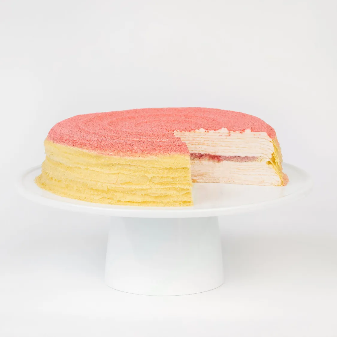 Alternative view of Strawberry Swirl Mille Crêpes - 9 inch (Serves 10-14)