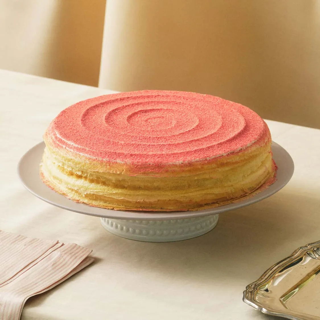 Strawberry Swirl Mille Crêpes - 9 inch (Serves 10-14)-222