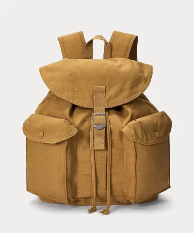 Polo Ralph Lauren Flap-Top Canvas Backpack