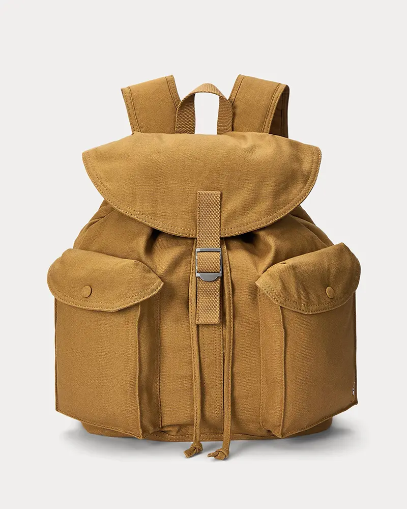 Polo Ralph Lauren Flap-Top Canvas Backpack