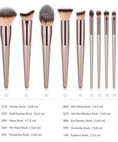 Wooden Foundation Cosmetic Brushes - Image 12