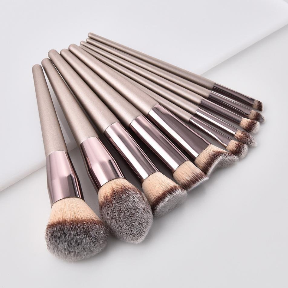 Wooden Foundation Cosmetic Brushes-20219805