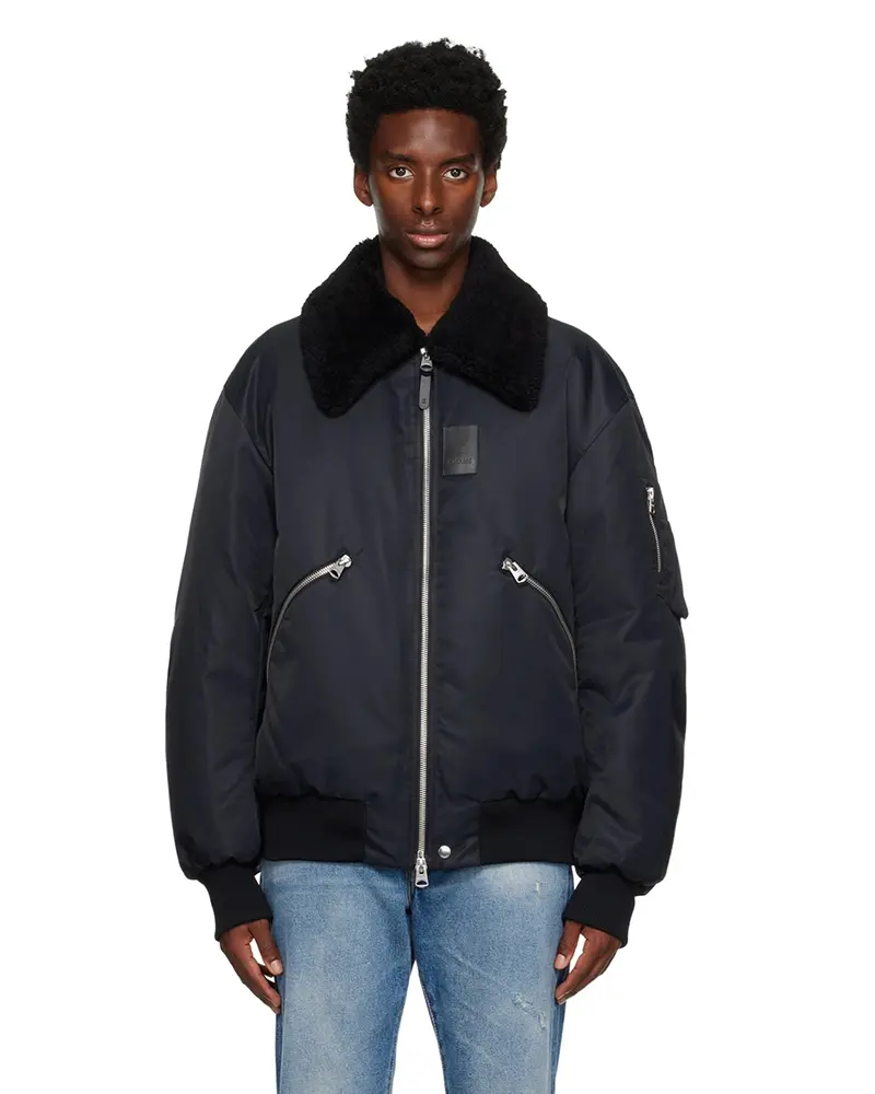 black francis down bomber jacket