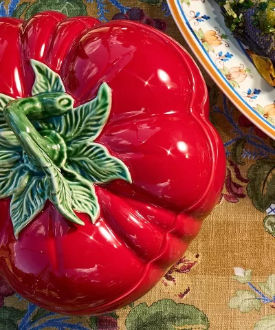 Bordallo Pinheiro Tomato Tureen - Image 3