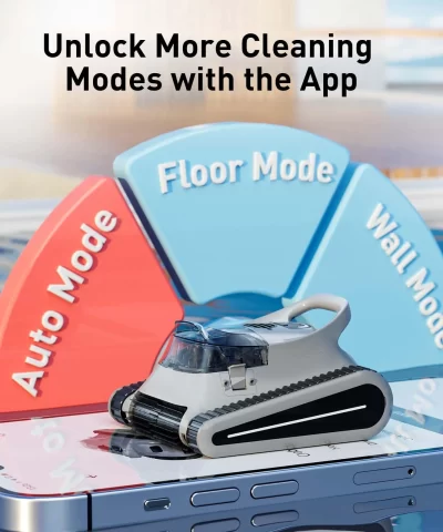 Seauto Crab Pro Cordless Robotic Cleaner, for Inground Pools up to 2000 Sq. ft - Image 6