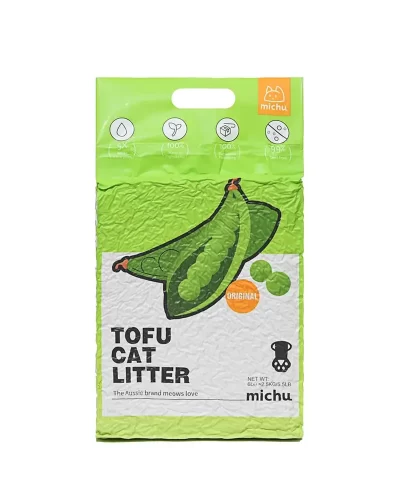 michu natural clumping tofu cat litter 5 5lb88oz michupet 10