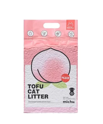 michu natural clumping tofu cat litter 5 5lb88oz michupet 12
