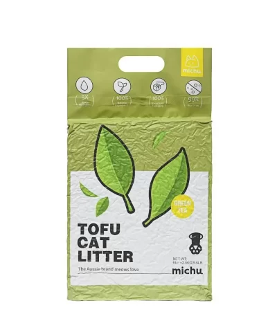 michu natural clumping tofu cat litter 5 5lb88oz michupet 16
