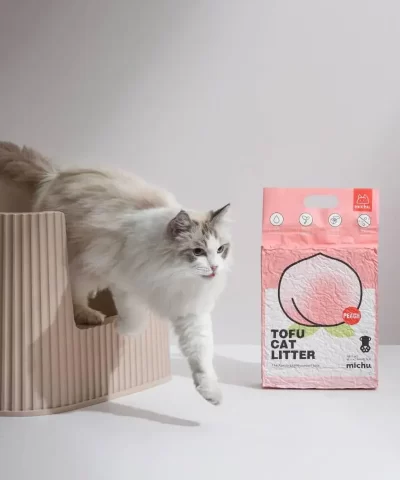 michu natural clumping tofu cat litter 5 5lb88oz michupet 5