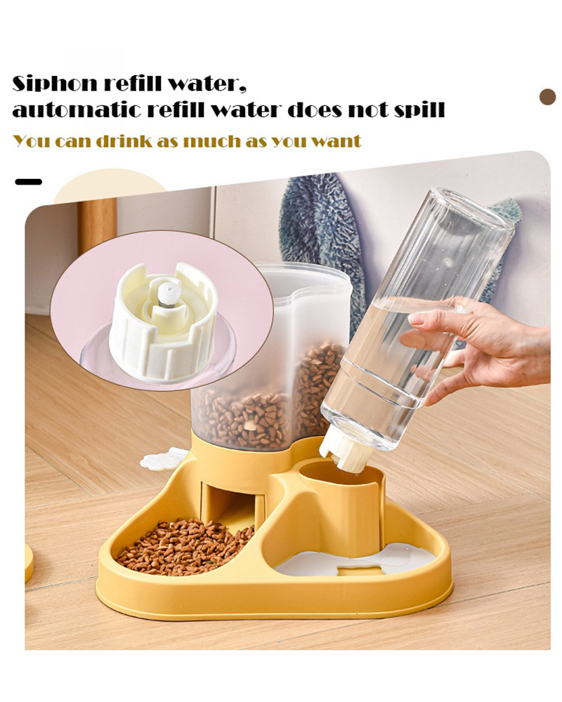 Alternative view of Automatic Pet Water Dispenser & Feeder Bowl for Cats, Dogs