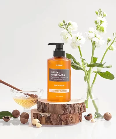 KUNDAL Honey & Macadamia Body Wash 500ml - Image 11