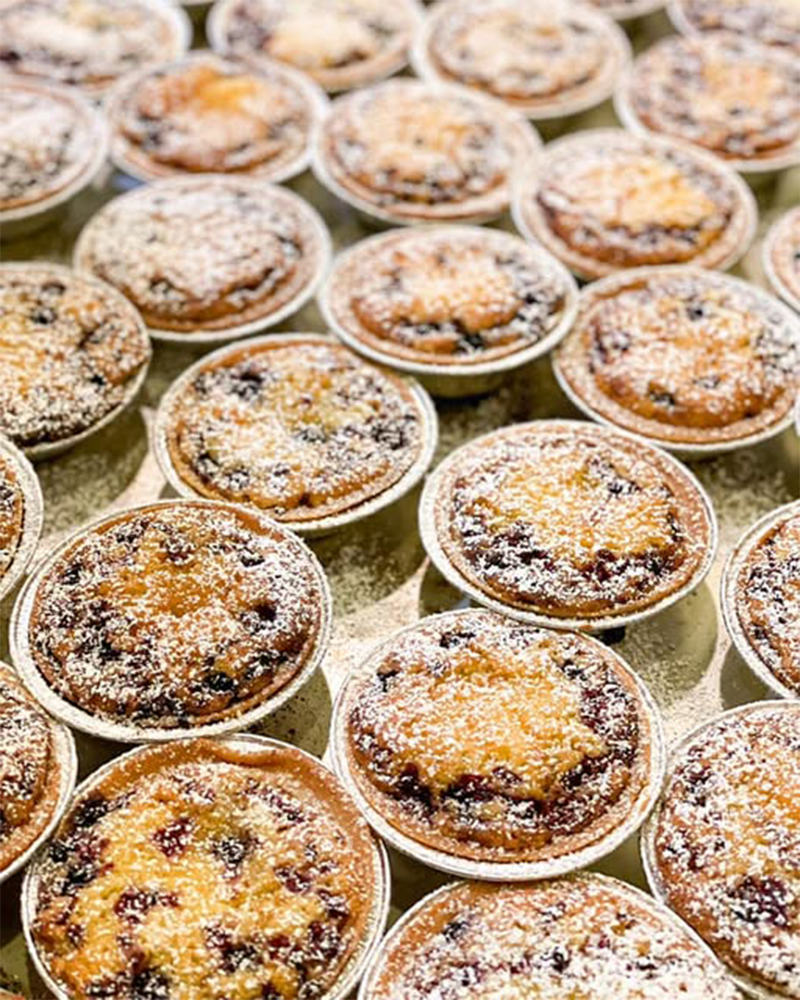 Alternative view of Blueberry Almond Cream Cheese Tart
