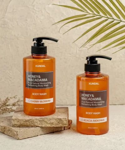 KUNDAL Honey & Macadamia Body Wash 500ml - Image 7