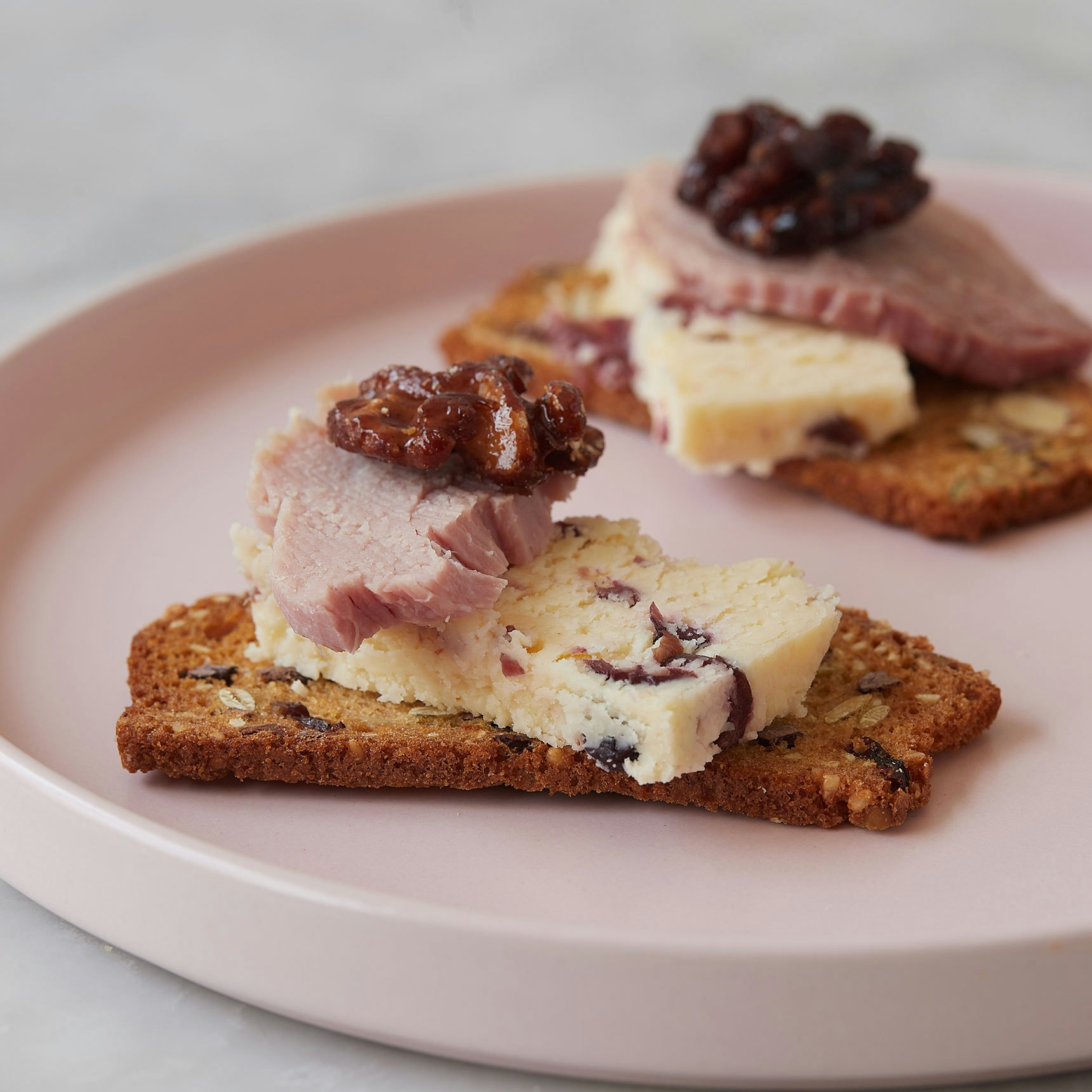 Alternative view of Wensleydale Cheese with Cranberries 8 oz