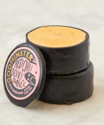 Godminster Devil's Dance Red Chili Cheddar Cheese - 150 gm Puck