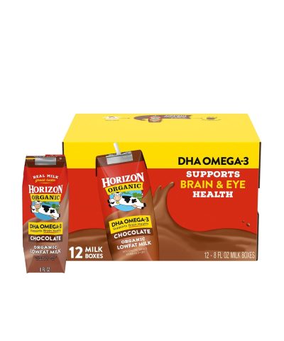 Horizon Organic 1% Lowfat Vanilla Milk Boxes, USDA Organic, Shelf-Stable