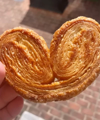 Butter puff pastry palmiers 3 Pack - Image 3