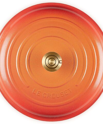 Signature 5-Qt. Flamme Dorée Round Braiser with Crucible Knob - 100th Anniversary Edition - Image 3